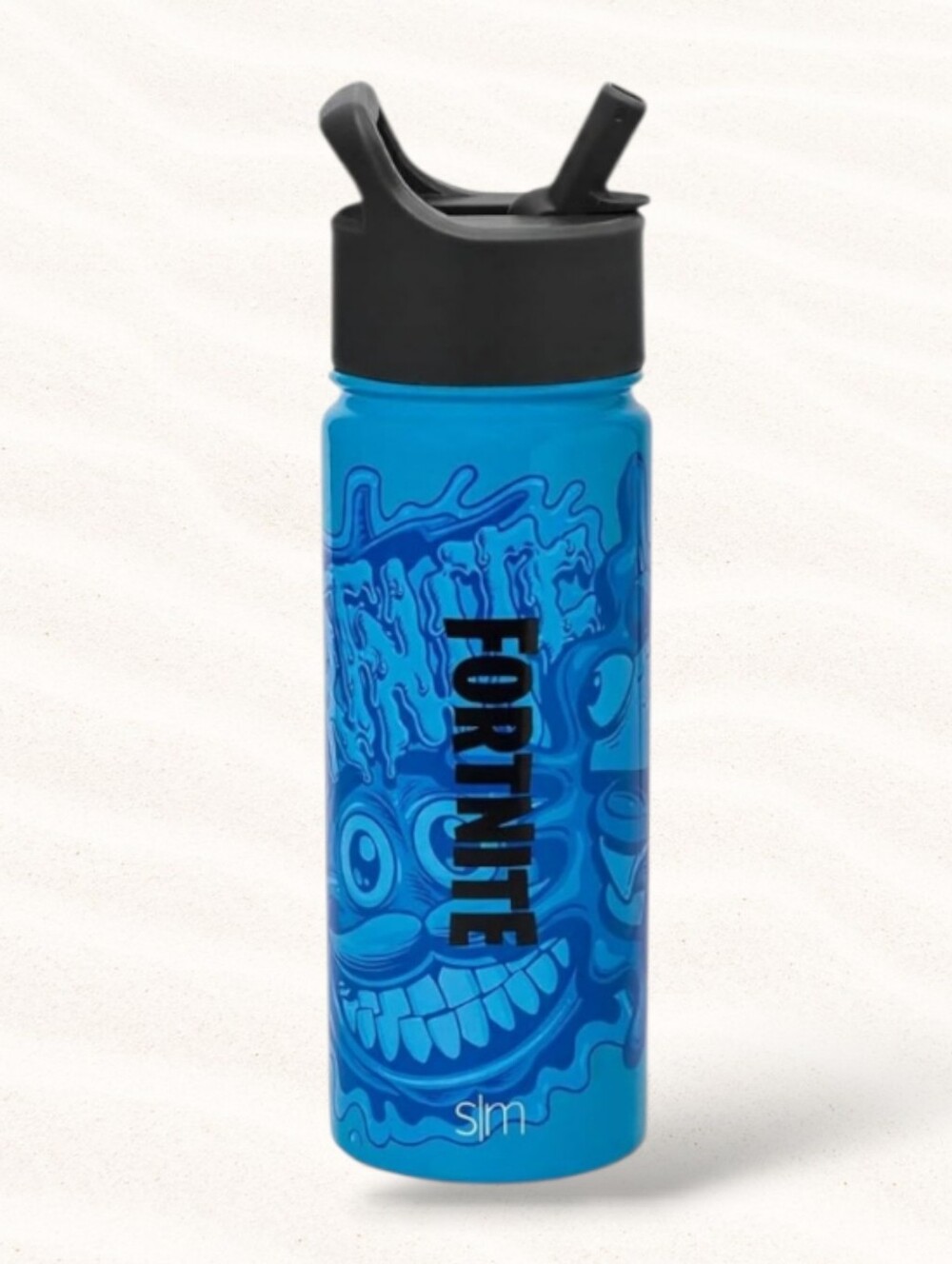 Simple Modern Fortnite Water Bottle with Straw Lid | 18oz Insulated Stainless St